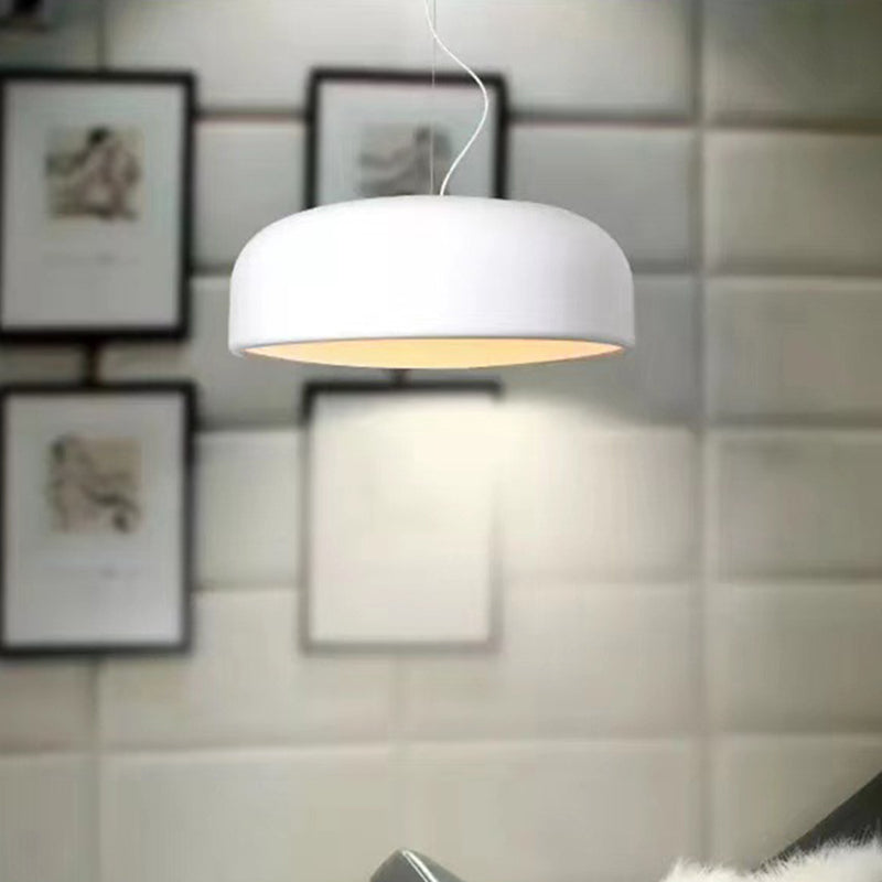 Polished Aluminum Alloy Modern Simplicity Hanging Light 4-Lights Acrylic Shade Suspension Pendant with 47" Adjustable Wire