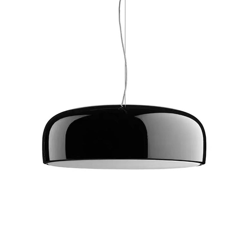 Polished Aluminum Alloy Modern Simplicity Hanging Light 4-Lights Acrylic Shade Suspension Pendant with 47" Adjustable Wire