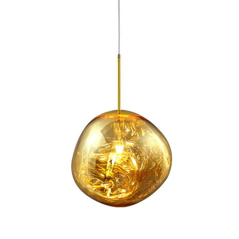 LAVA CREATIVA LAVA Irregolare a forma di palla appesa a una luce singola stile moderno a sospensione acrilica lampada a sospensione per il negozio di caffè