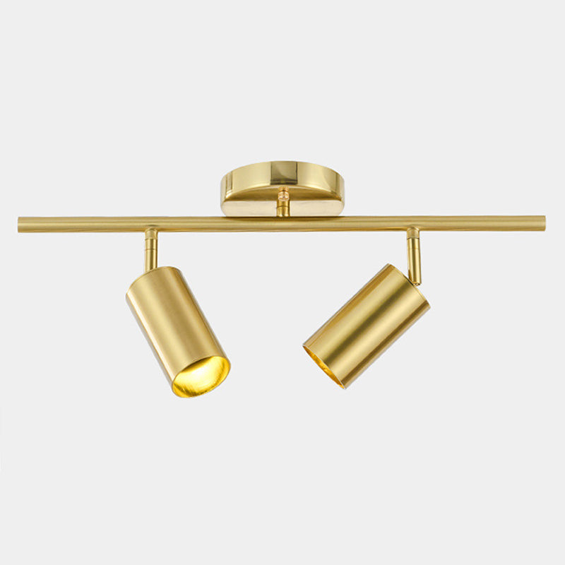 Ultra-modern Cylinder Wall Mount Lighting Metallic Wall Mounted Light Fixture for Living Room