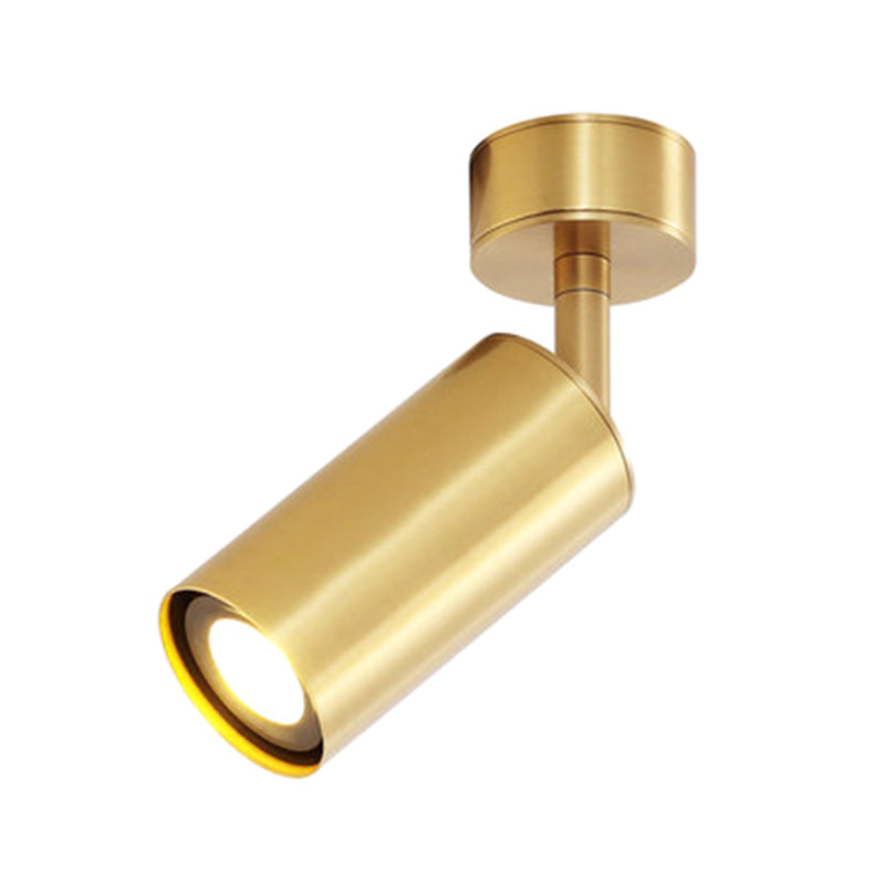 Ultra-modern Cylinder Wall Mount Lighting Metallic Wall Mounted Light Fixture for Living Room