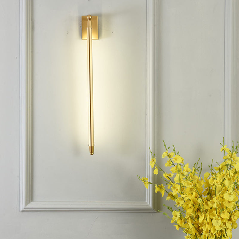 23.6" H Rotatable Long Strip LED Wall Sconce Contemporary Minimalism Style Lighting Fixture for Restaurant Cafe Shop