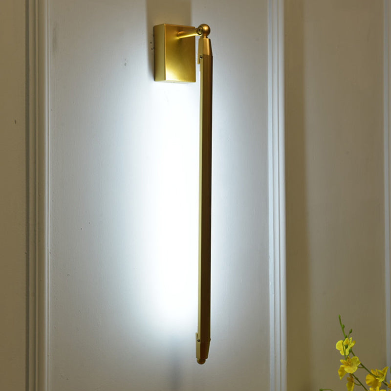 23.6" H Rotatable Long Strip LED Wall Sconce Contemporary Minimalism Style Lighting Fixture for Restaurant Cafe Shop