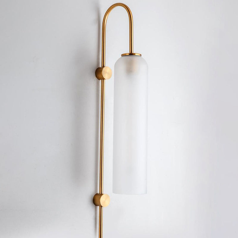 Postmoderne Einfachheit Zylinder Wandleuchte Glaswandleuchten für Schlafzimmer