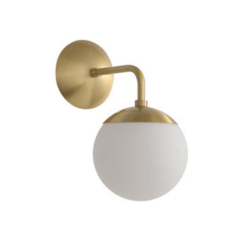 Moderne Simplicity Globe Wandmontierte Leuchtenmontage Glasmontage Leuchte für Wohnzimmer