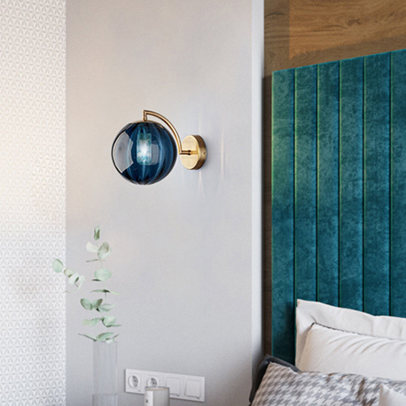 Moderne Simplicity Globe Wandmontierte Leuchtenmontage Glasmontage Leuchte für Wohnzimmer