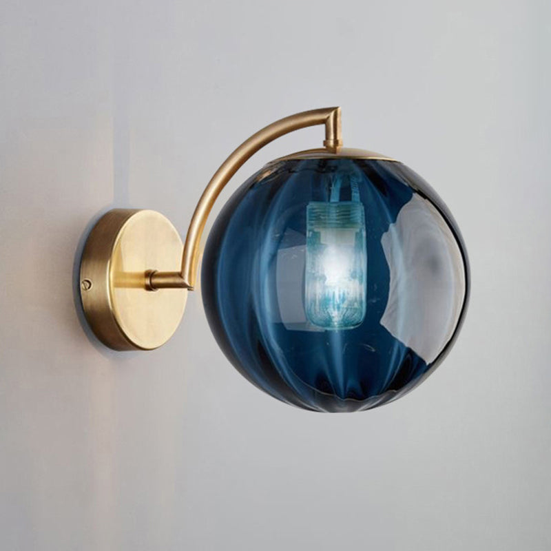 Moderne Simplicity Globe Wandmontierte Leuchtenmontage Glasmontage Leuchte für Wohnzimmer