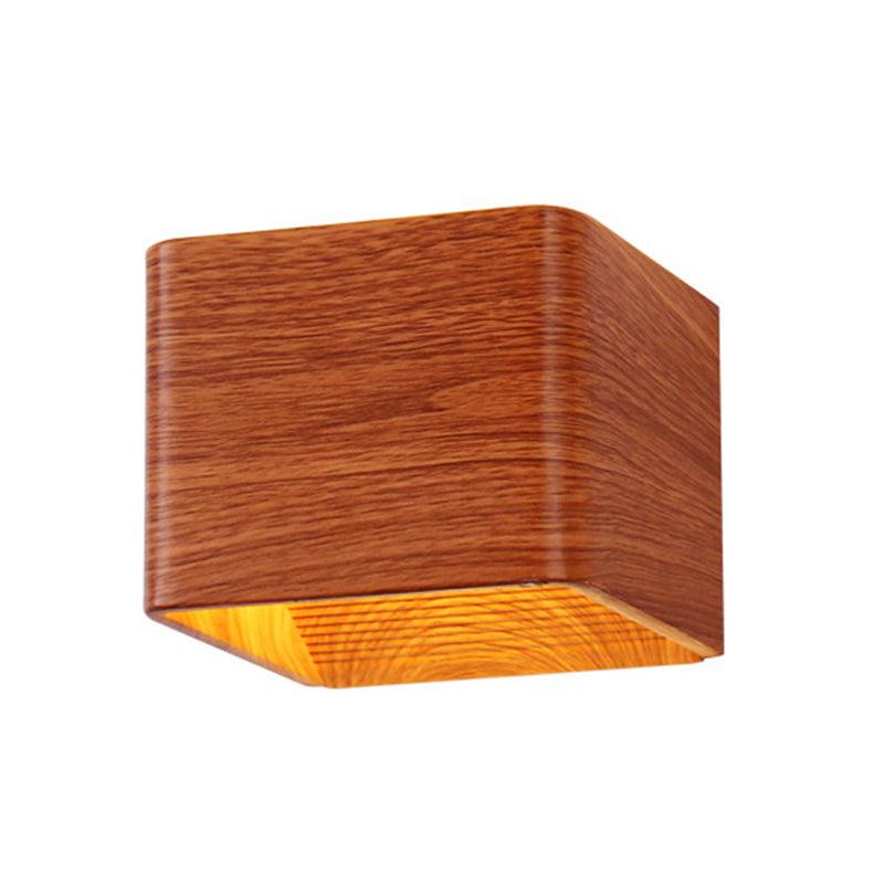 Lámpara montada en la pared cuadrada lámpara de montaje de pared de aluminio moderna para sala de estar