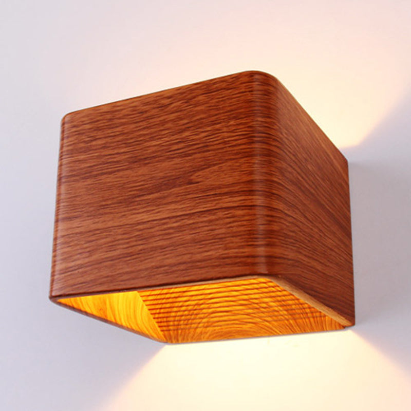 Lámpara montada en la pared cuadrada lámpara de montaje de pared de aluminio moderna para sala de estar