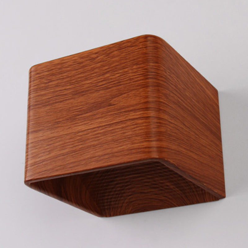 Lámpara montada en la pared cuadrada lámpara de montaje de pared de aluminio moderna para sala de estar