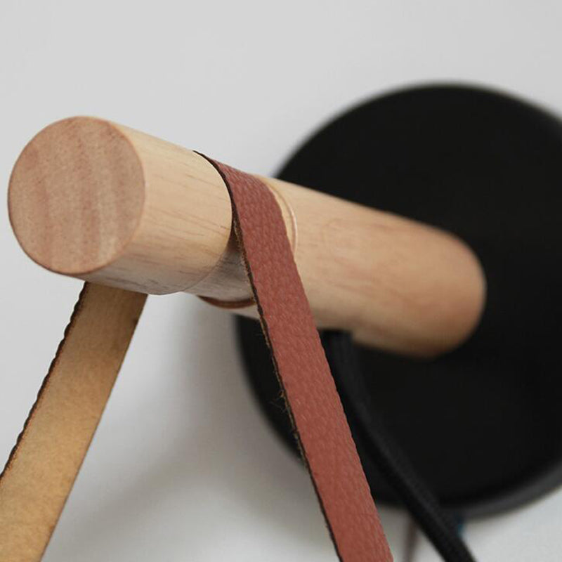 Verjüngte Wandlampen Ultra-moderne Holzwandleuchten mit Gürtel für Schlafzimmer