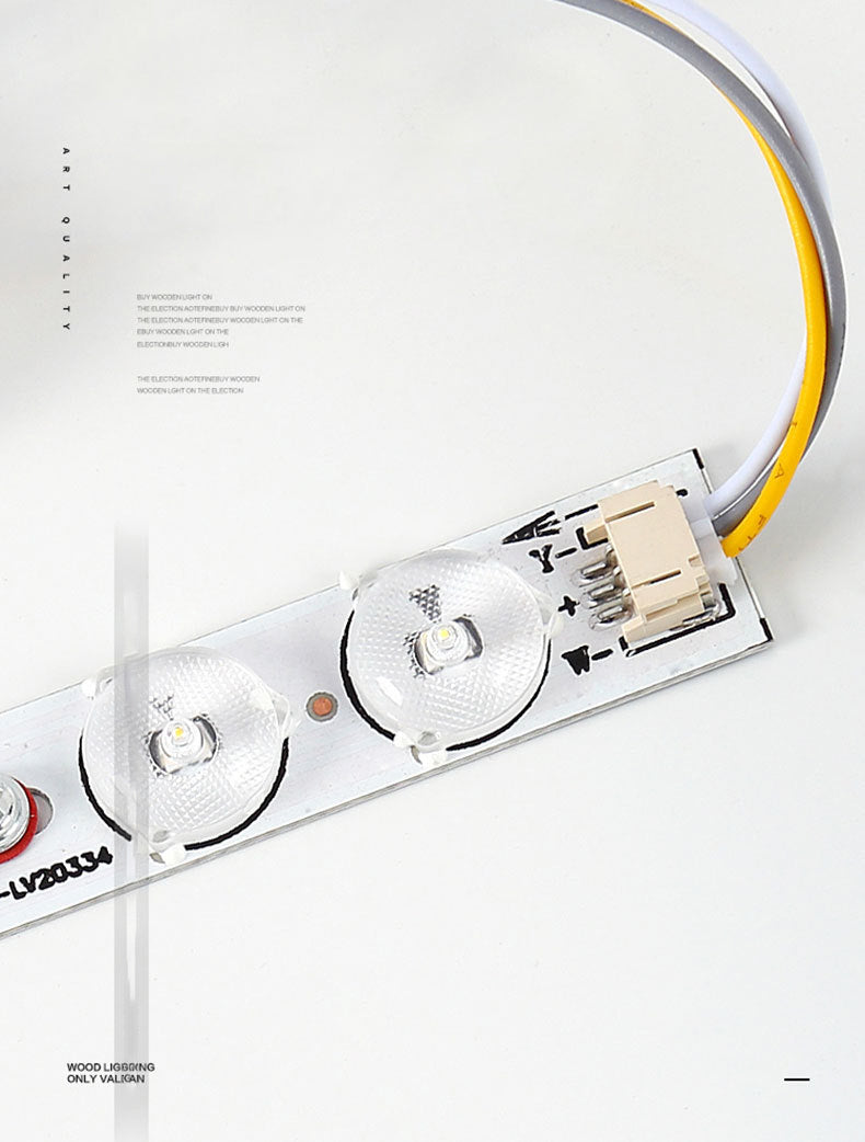 Plafonnier rond simple en métal pour salle d'étude, éclairage LED encastré avec diffuseur en acrylique