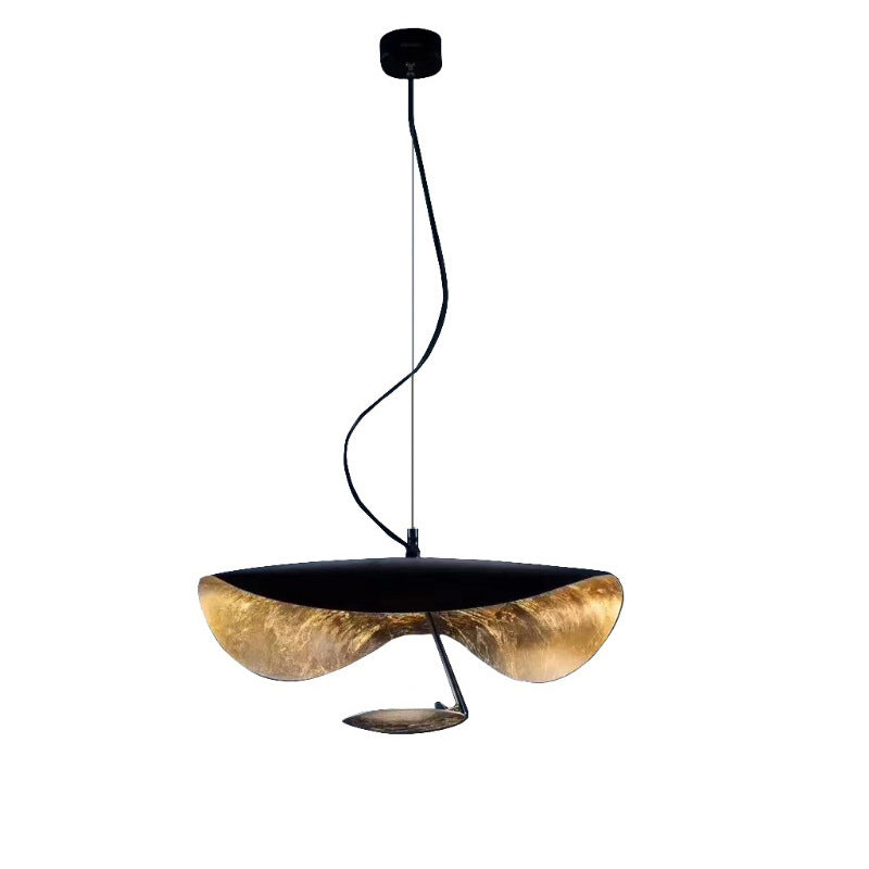 Plafond de plafond ombré Métal Lumière de style contemporain LED Black Suspension Lumière