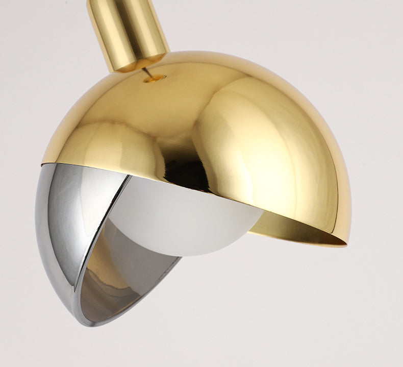 Metal Globe Hanging Light Kit Minimalist Style Hanging Pendant Light for Bedroom