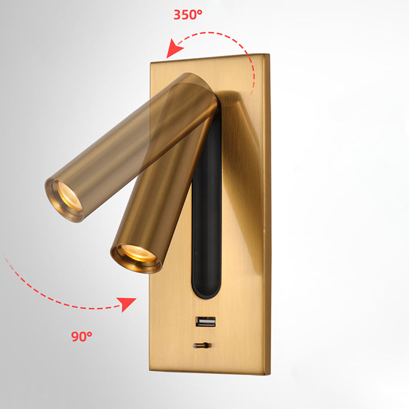 Modern Simplicity Reading Wall Light Aluminum Wall Light Fixtures for Bedside