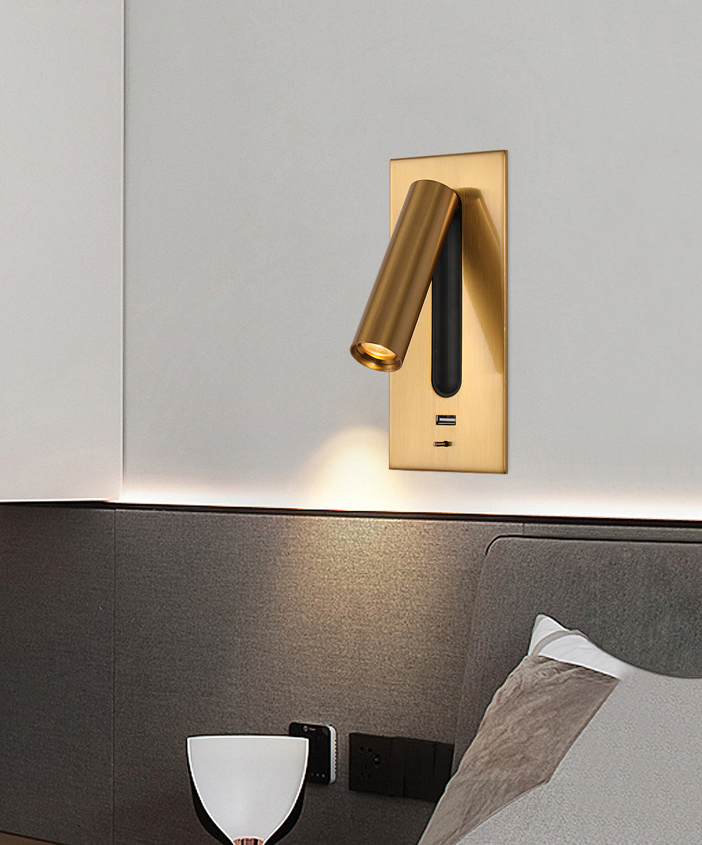 Modern Simplicity Reading Wall Light Aluminum Wall Light Fixtures for Bedside