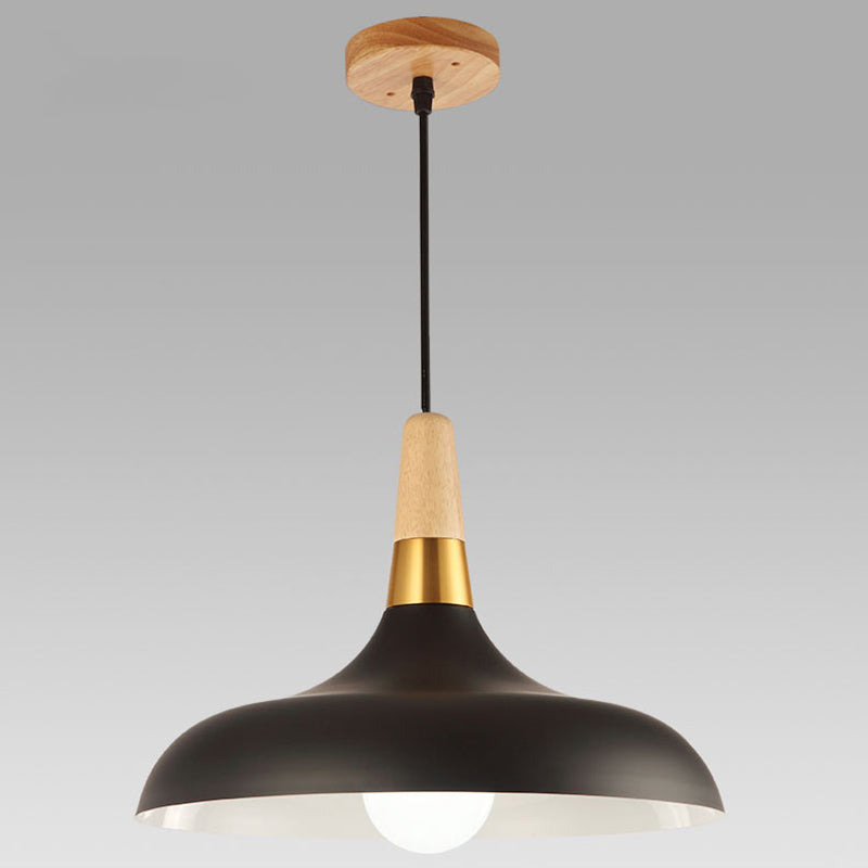 Metal Barn Pendant Light Fixture Modern Style Down Lighting Pendant for Living Room