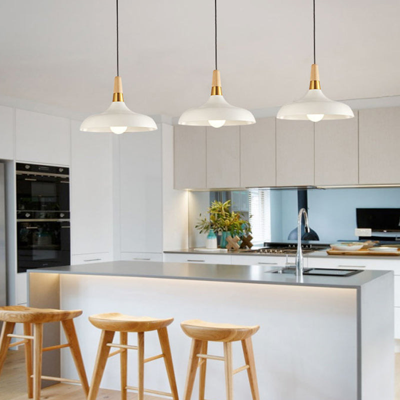 Metal Barn Pendant Light Fixture Modern Style Down Lighting Pendant for Living Room