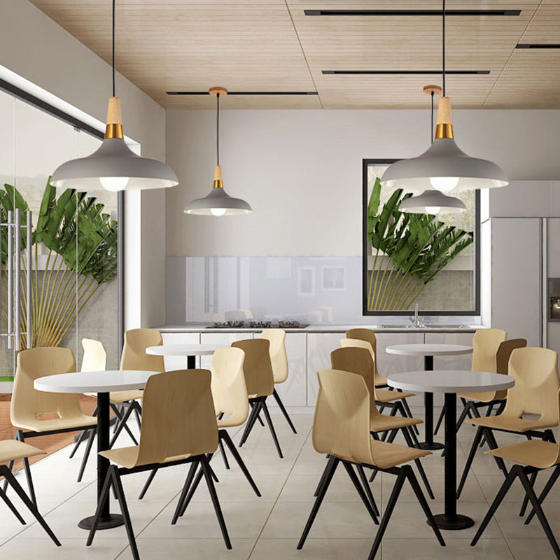 Metal Barn Pendant Light Fixture Modern Style Down Lighting Pendant for Living Room