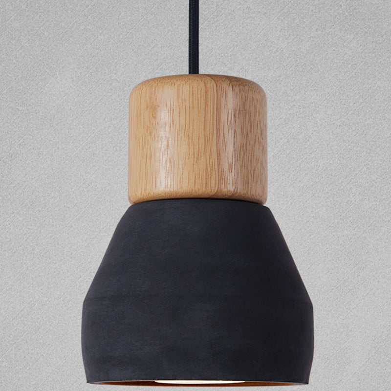 Nordic Colorful Cement Hanging Ceiling Light Mason Jar Hanging Lights for Coffee Shop