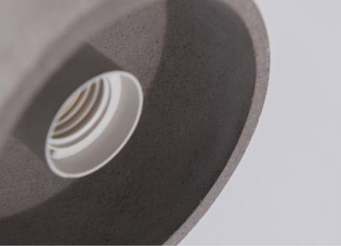 Cemento colorato nordico Cemento sospeso Affermazione Light Mason Jar a sospensione per la caffetteria