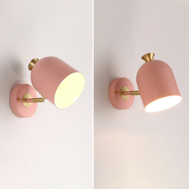 Zylinder Schlafzimmer Wandmontage Leuchte Metall moderne Wandleuchtenbeleuchtung