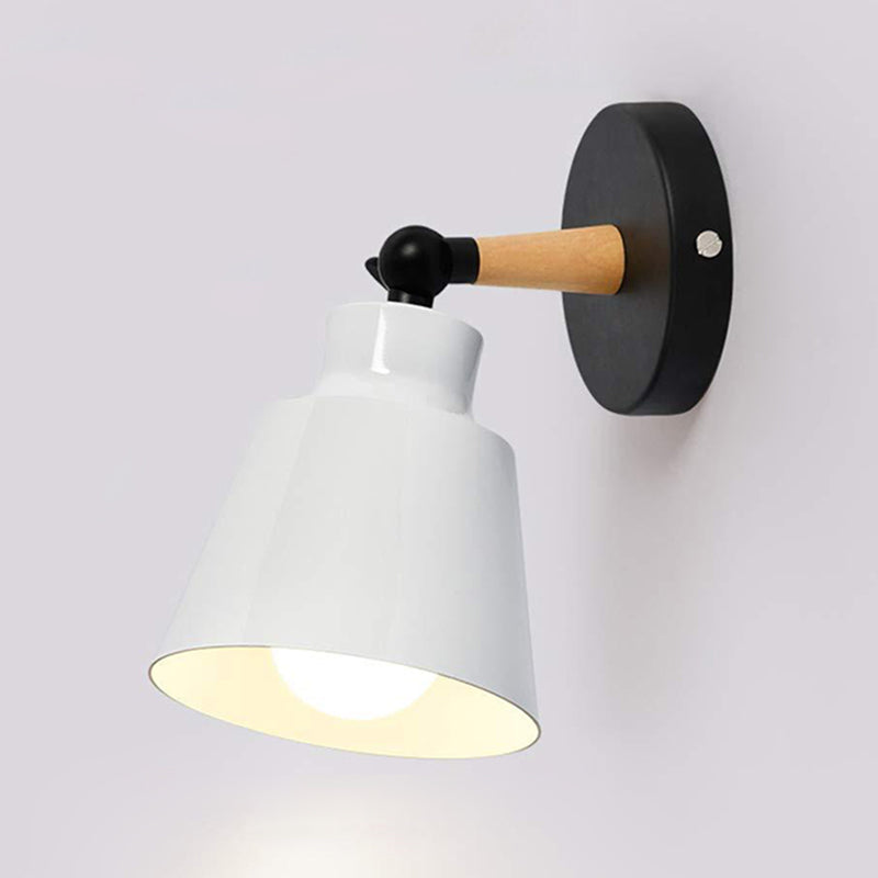 Kegel muurverlichting montage moderne stijl metalen muur gemonteerd verlichtingsarmatuur voor slaapkamer