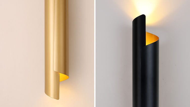 Post moderne en métal mural mouline en bobin