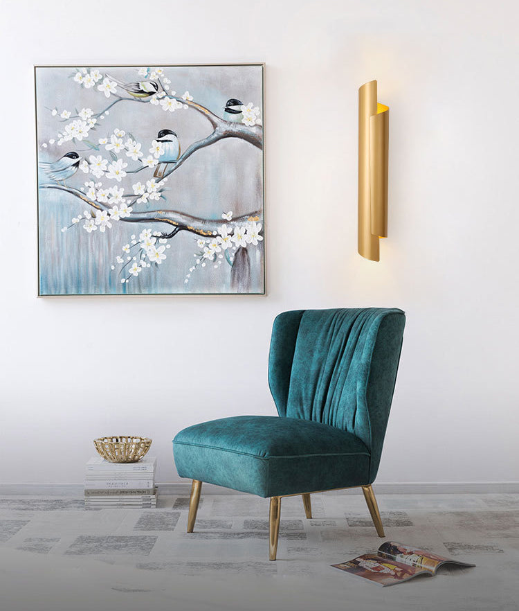 Post moderne en métal mural mouline en bobin