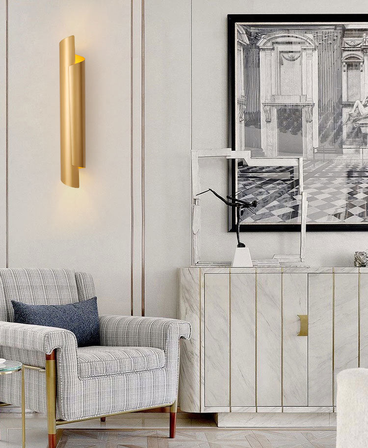 Post moderne en métal mural mouline en bobin