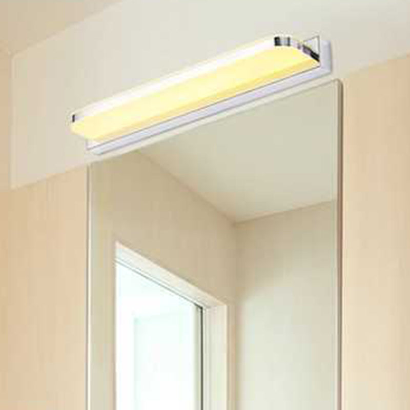 Modern Minimalist Minimalist Linear Vanity Fishestures Vanity Sconce acrilico