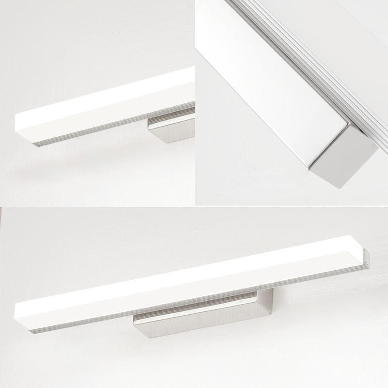 Modern Minimalist Style Linear Vanity Lighting Fixtures Stainless Steel Vanity Sconce