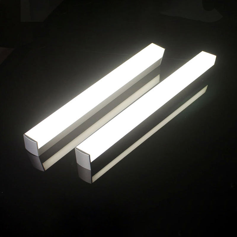 Rifini di illuminazione rettangolo di vanità moderne sconde di vanità acriliche in stile minimalista