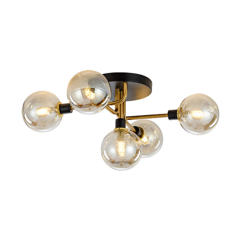 Nordic Luxury Flush Mount Illuminazione Illuminazione Creative Round Flush Mount Plafoniera per Camera da letto