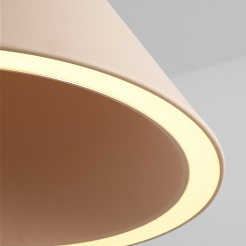 Makaroon -Mini -Anhänger -Leuchten -Leuchten -Aluminiumkegelform -Pendellampe zum Dinging -Tisch