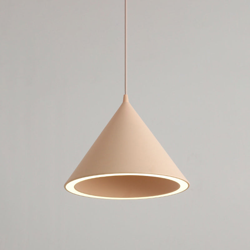 Makaroon -Mini -Anhänger -Leuchten -Leuchten -Aluminiumkegelform -Pendellampe zum Dinging -Tisch