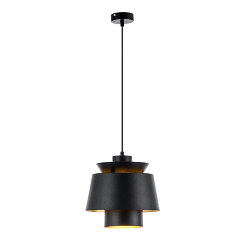 Forma de platillo volador posmoderno colgante de metal liviano 1 luz de suspensión de luz para sala de estar