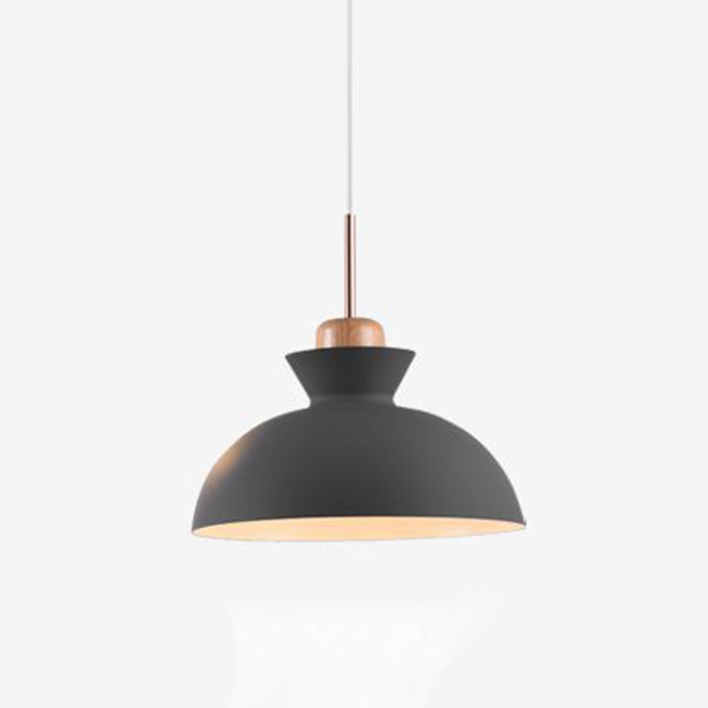 Aluminum Macaroon Hanging Light Contemporary Style Mini Suspension Lighting Fixture for Bedroom Kitchen