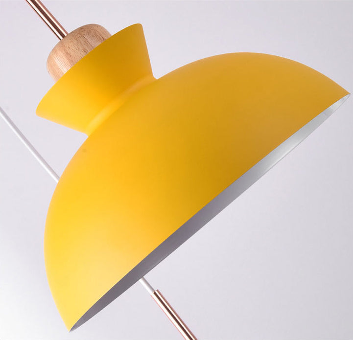 Aluminum Macaroon Hanging Light Contemporary Style Mini Suspension Lighting Fixture for Bedroom Kitchen