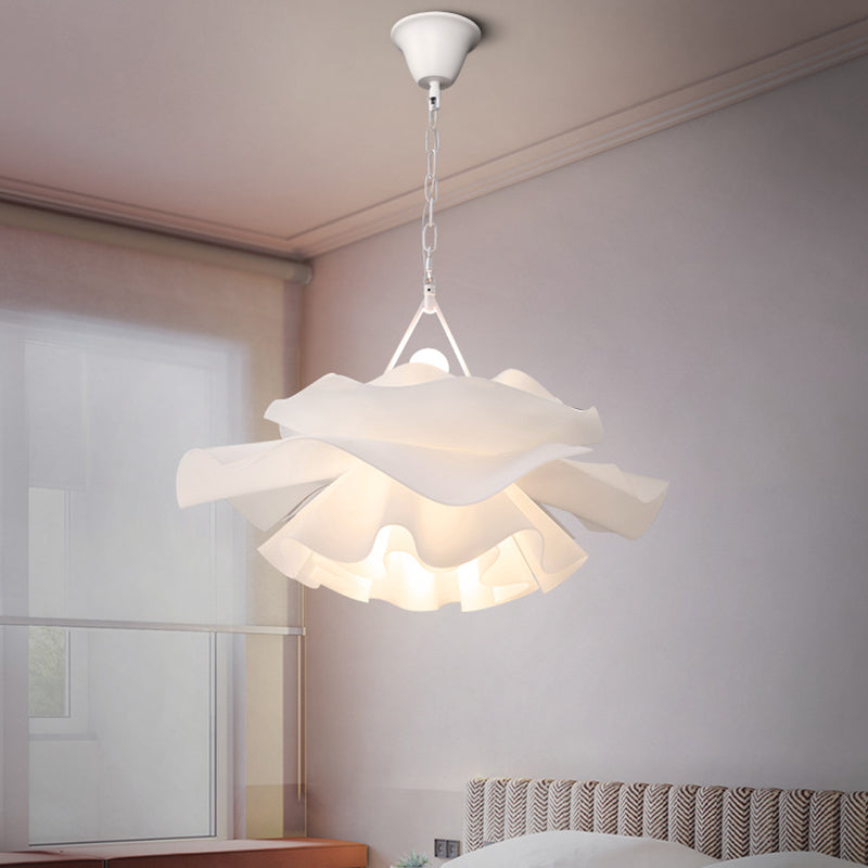 Nordic Style Flower Pendant Ceiling Light Acrylic Up and Down Lighting Hanging Light for Bedroom