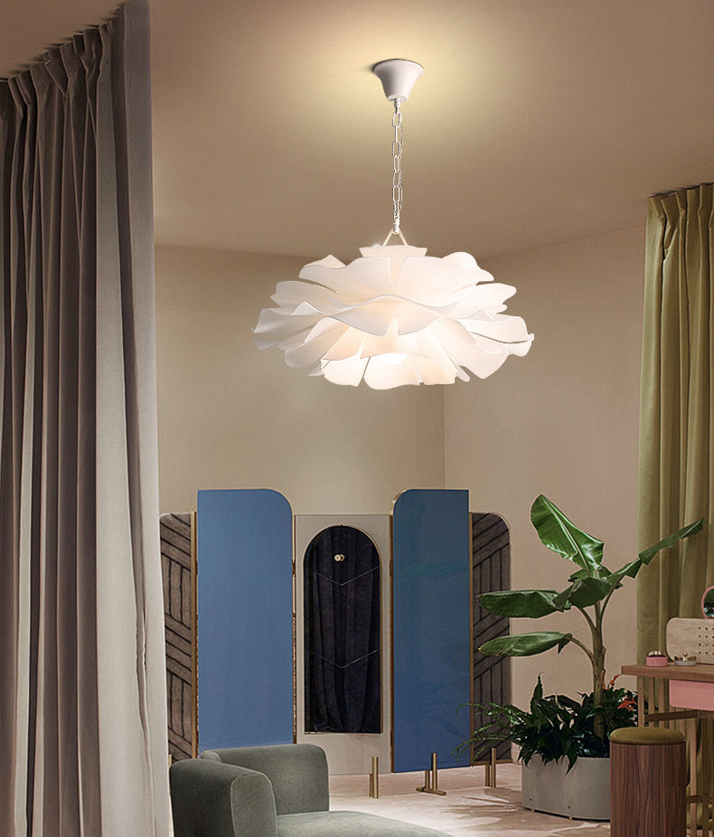 Nordic Style Flower Pendant Ceiling Light Acrylic Up and Down Lighting Hanging Light for Bedroom