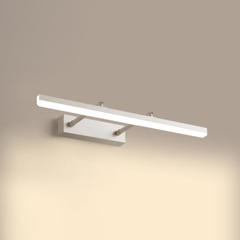 Modern Minimalist Style Linear Vanity Lighting Fixtures Plastic Vanity Sconces