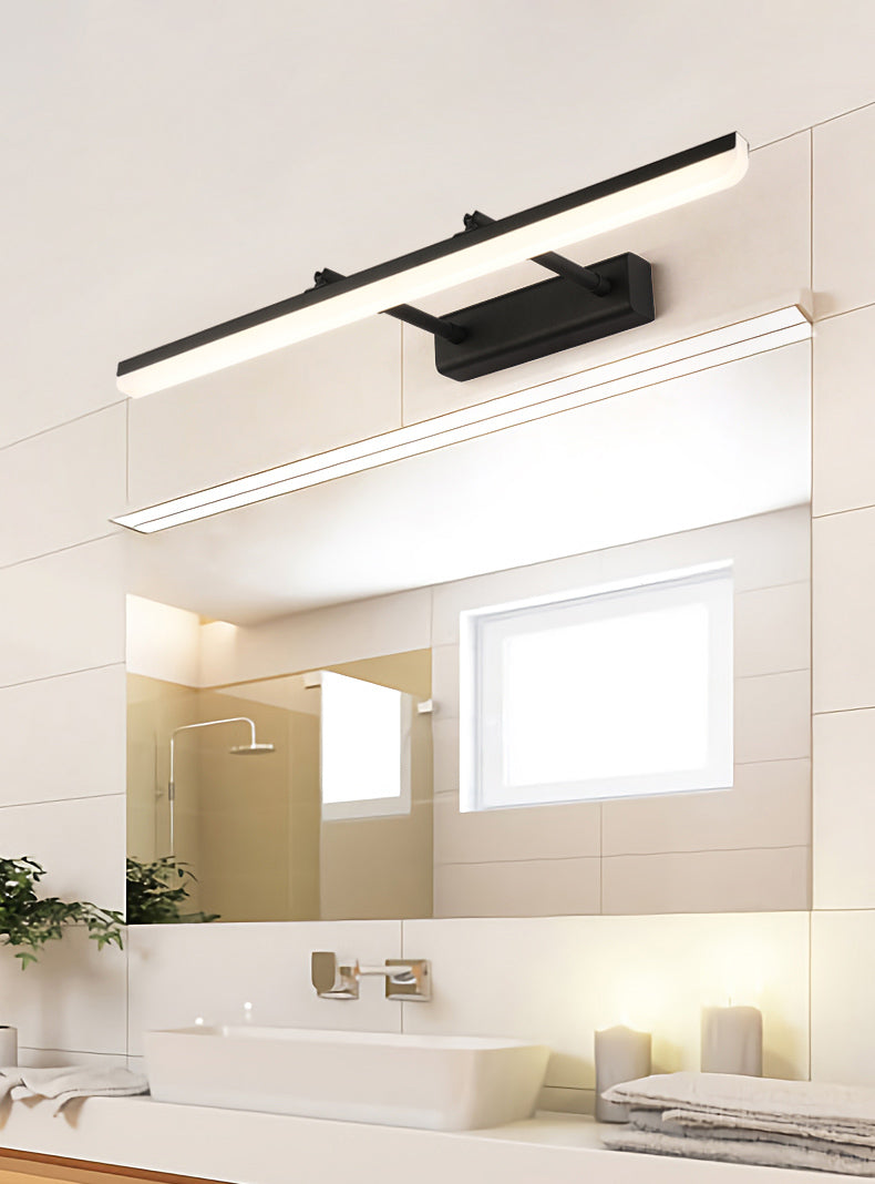 Modern Minimalist Style Linear Vanity Lighting Fixtures Plastic Vanity Sconces