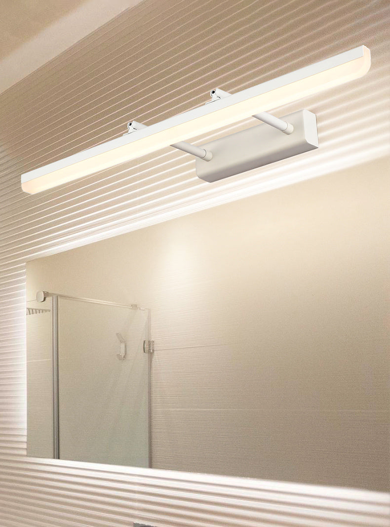 Modern Minimalist Style Linear Vanity Lighting Fixtures Plastic Vanity Sconces