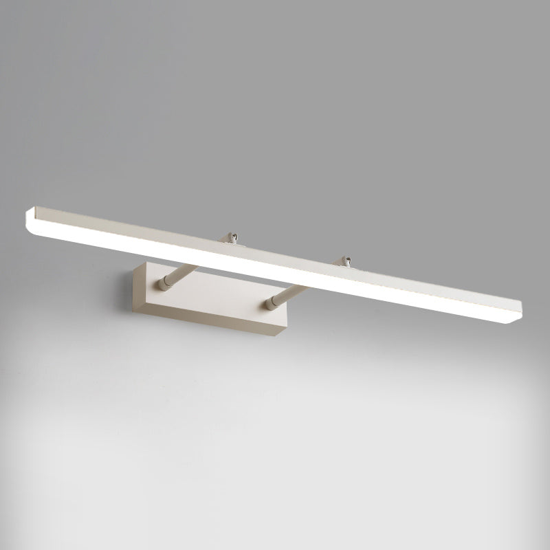 Modern Minimalist Style Linear Vanity Lighting Fixtures Plastic Vanity Sconces
