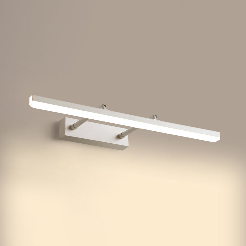 Modern Minimalist Style Linear Vanity Lighting Fixtures Plastic Vanity Sconces