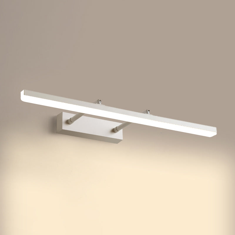 Modern Minimalist Style Linear Vanity Lighting Fixtures Plastic Vanity Sconces