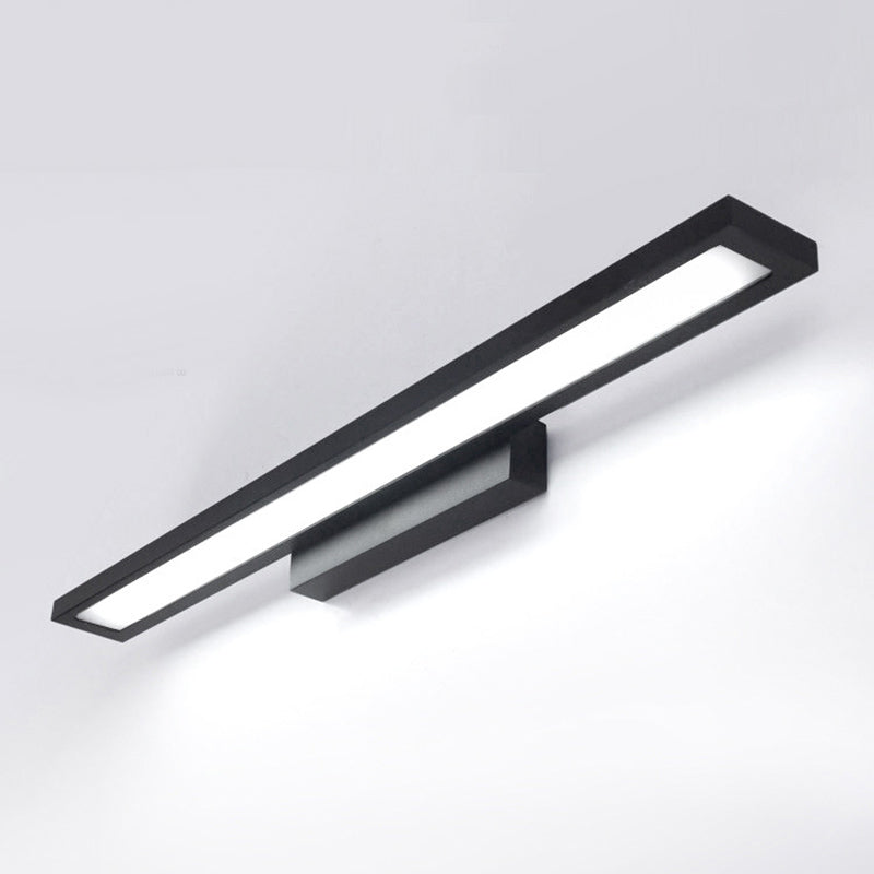 Rectangle Vanity Lighting Fixtures Modern Minimalist Style Metal  Vanity Sconces