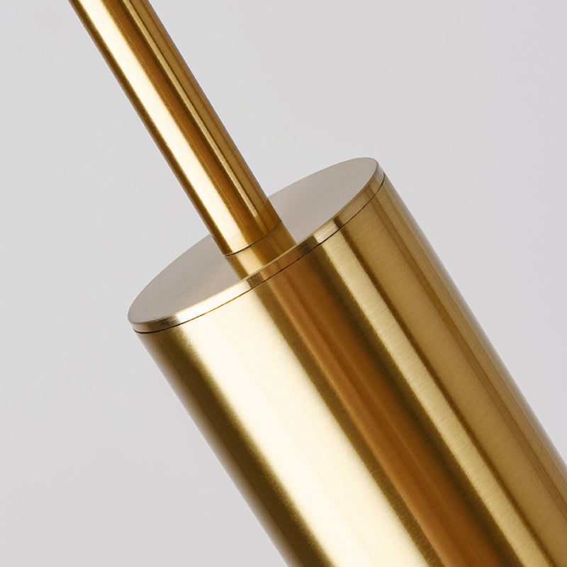 LED Mini Cilindri a cilindri Lighting Forma lampada a soffitto in metallo in tonalità acrilica trasparente