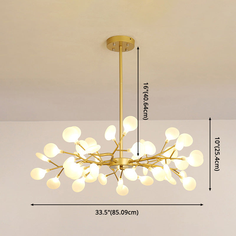 Spray Chandelier Light Fixtures Nordic Style Acrylic Pendant Light
